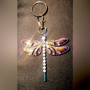 Dragonfly Keychain Or Purse Charm